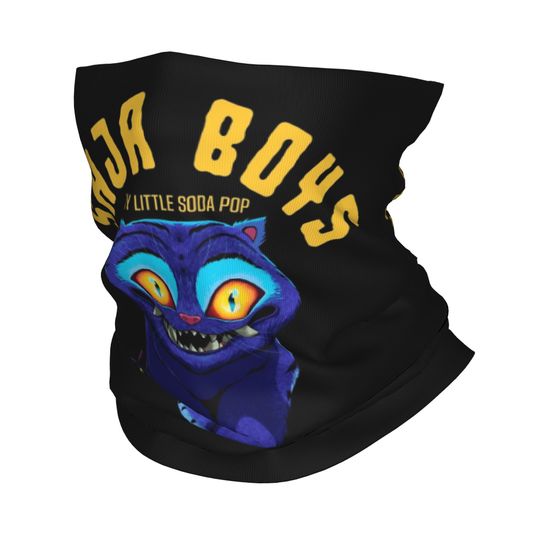 Saja Boys Kpop Demon Hunters Bandana Neck Gaiter Printed Wrap Scarf Multifunctional Headwear Hiking Unisex Adult Washable