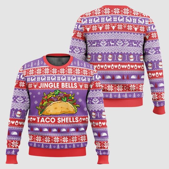 Taco Bell Ugly Christmas Sweater, Christmas Gift