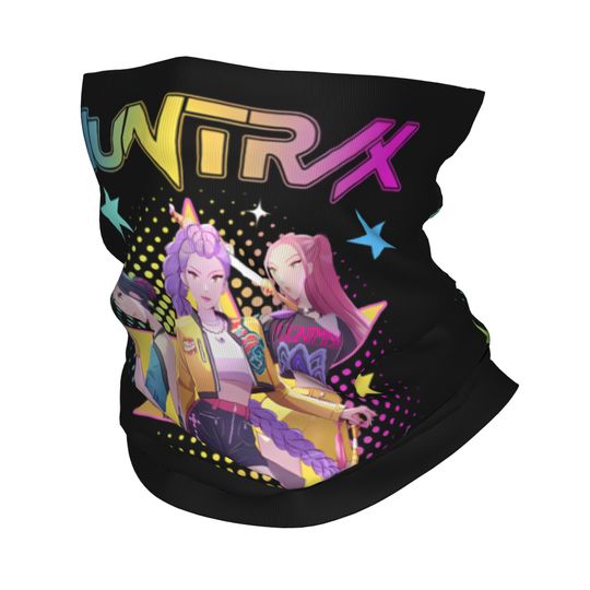Huntrix Kpop Demon Hunters Face Mask Scarf