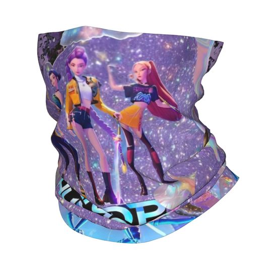 Huntrix Zoey Rumi Mira Face Mask Scarf