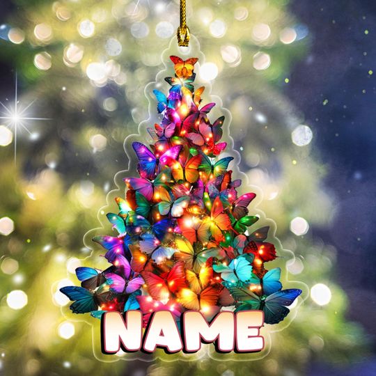 Discover Butterfly Acrylic Ornament, Butterfly Christmas Ornament, Butterfly Window Hanging Tree Hanging