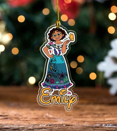 Discover Custom Disney Encanto Ornament, Mirabel Madrigal Christmas Ornament, Encanto Xmas Holiday Tree Decor