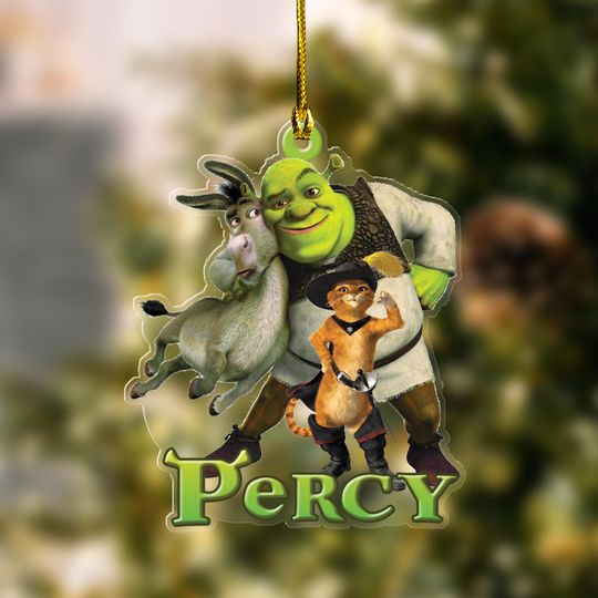 Shrek Christmas Ornament, Shrek Custom Ornament, Christmas 2025 Ornament, Shrek Ornament