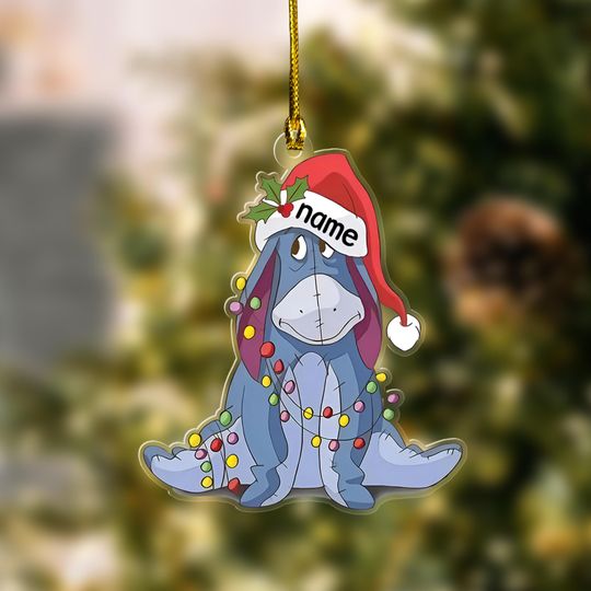 Discover Personalized Eeyore Disney Trip Ornament, Winnie The Pooh Ornaments, Disneyland Trip Ornament