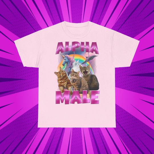 Discover Funny Alpha Male Cats T-Shirt