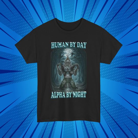 Discover Alpha Wolf T-Shirt, Funny Meme Shirt