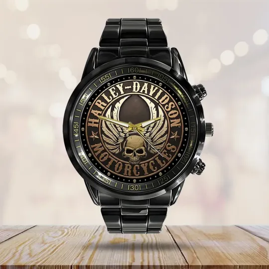 Discover Harley Black Stainless Steel Watch