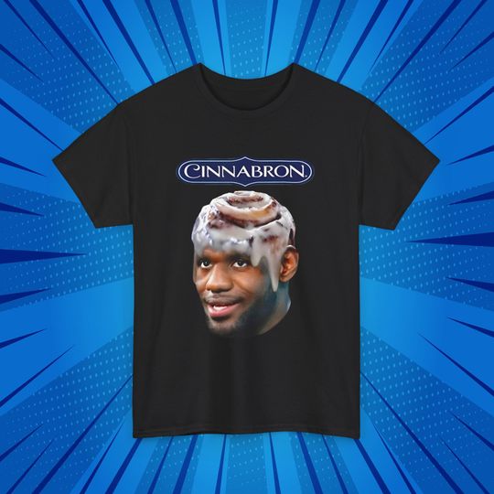 Discover Funny Cinnabron T-Shirt, LeBron James Cinnamon Bun Tee