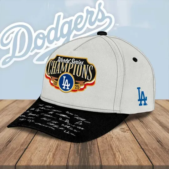 Discover Dodgers 2025 World Series Champions Classic Cap, Gift For Fans, Christmas Gift