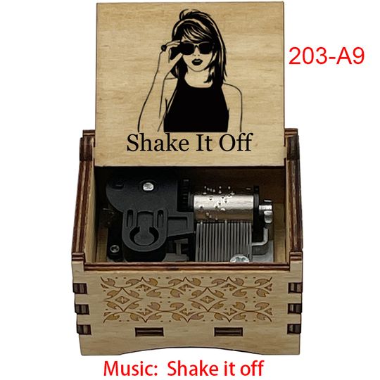 Shake it Off Hand Crank Music Box, Christmas Gift, Birthday Gift