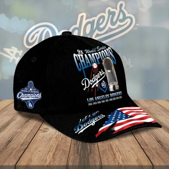 Discover Dodgers 2025 World Series Champions Classic Cap, Gift For Fans, Christmas Gift