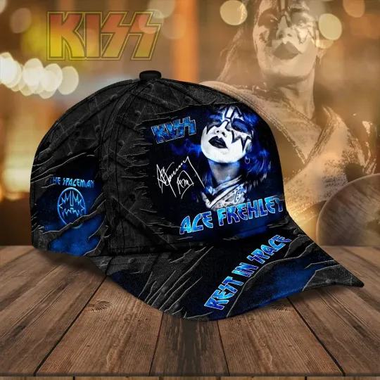 Discover KISS x Ace Frehley Classic Cap, Gift For Fans, Christmas Gift