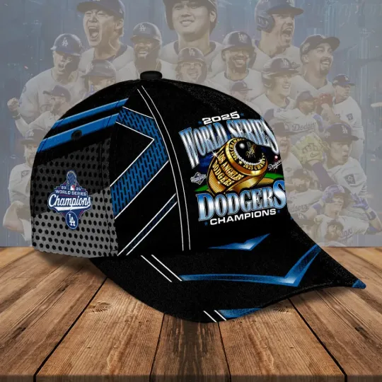Discover Dodgers 2025 World Series Champions Classic Cap, Gift For Fans, Christmas Gift