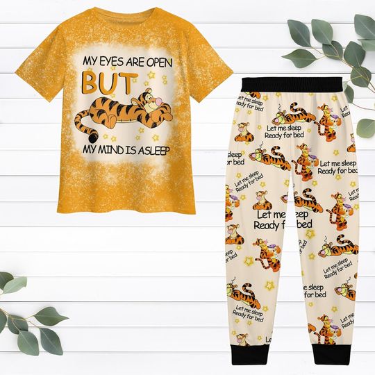 Discover Christmas Tigger Pajamas Set, Tigger T-Shirt And Pants, Winnie The Pooh Pajamas, Disney Holiday Pajamas, Cute Tigger Pyjamas, Xmas Gift