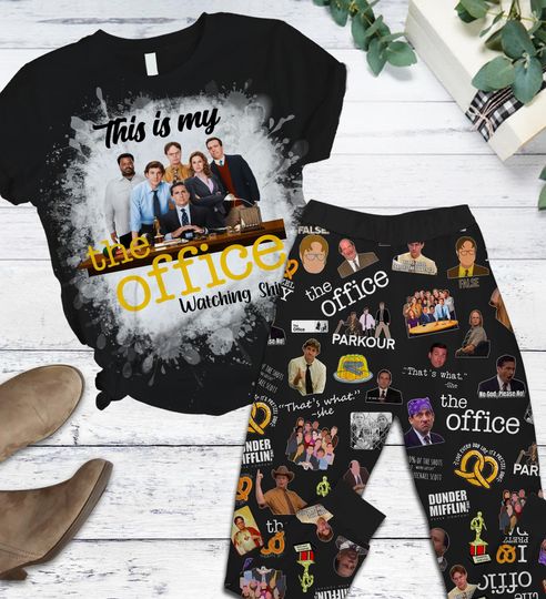 Discover The Office Christmas Pajamas Set, Michael Scott T-Shirt And Pants, Tv Series Holiday Pajamas, Xmas Pajamas For Party, Gift For Fans