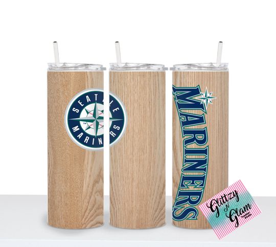 Discover SEATTLE BASEBALL BAT  20 ounce double insulated Tumbler