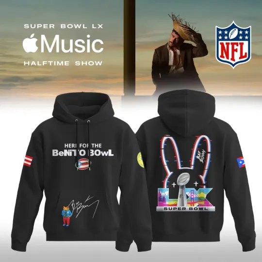 Bad Bunny Here For The Benito Bowl 2025 2026, Gift For Fans, Christmas Gift