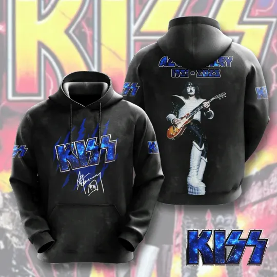 Discover KISS x Ace Frehley 3D Apparel, Gift For Fans, Christmas Gift
