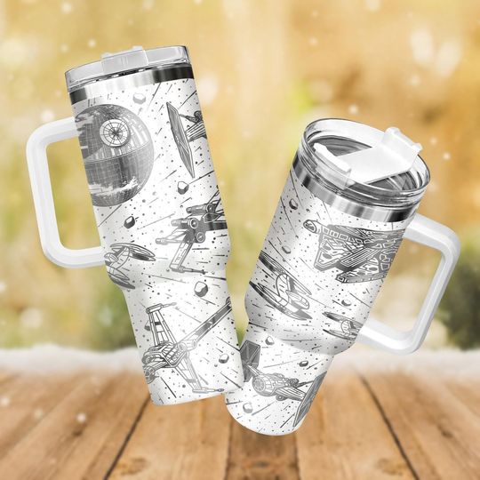 Discover Space Ships Star Wars Engraved Tumbler 40oz, Star Wars This Is The Way Tumbler, Stainless Steel Tumbler, Movie Tumbler, Disney Tumbler