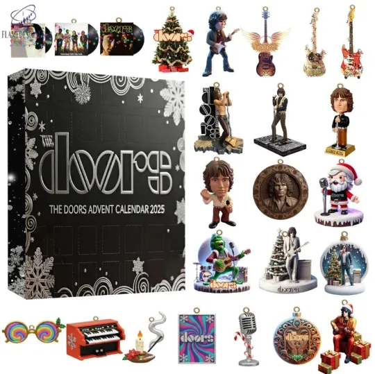 Discover Classic Rock Band Inspired 2025 Advent Calendar Music Lover Gift