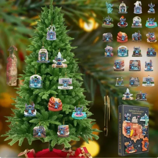 Discover Stitch Christmas Advent Calendar, Landmark 2D Advent Calendar