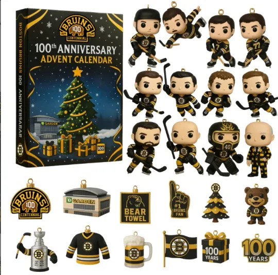 Discover Bruins 100th Anniversary Advent Calendar 2D Gift For Christmas