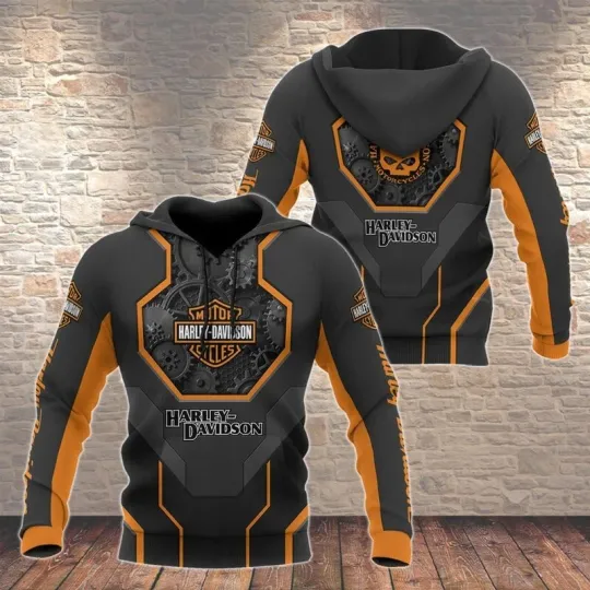 Personalized Harley Racing Davidson 3D Hoodie , Unisex Adults S-5XL