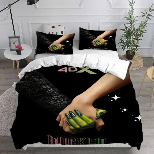 Discover Movie W-Wicked Witch Bedding Sets Duvet Cover Set King Queen Twin Double Comforter Cover Set For Home Decor With Pillowcase
