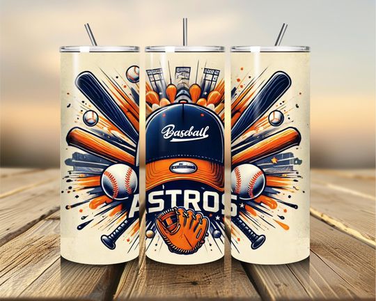 ASTRO  , Sublimation wrap for 20oz tumbler , Baseball  and jpg, ASTRO baseball  , tumbler, Baseball team