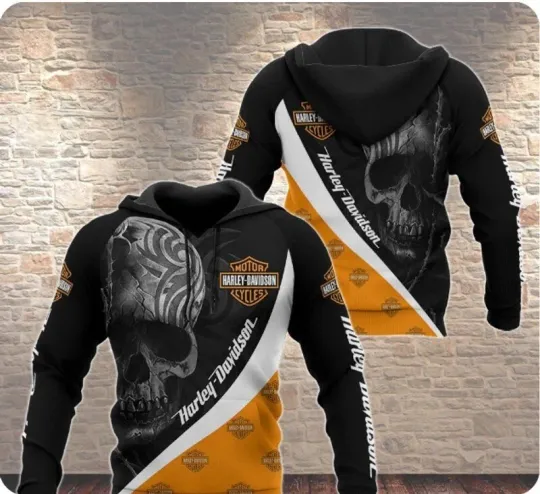 Discover Personalized Harley Racing Davidson 3D Hoodie , Unisex Adults S-5XL