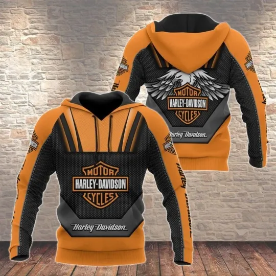 Personalized Harley Racing Davidson 3D Hoodie , Unisex Adults