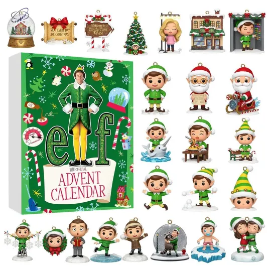 Discover Elf 2025 Advent Calendar 2025 Christmas Advent Calendar Xmas Collectible  Gift