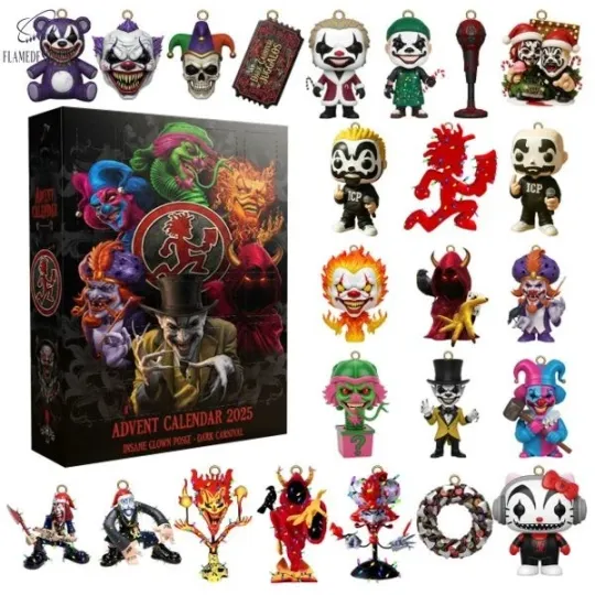 Discover Insane Clown Posse Dark Carnival 2025 Advent Calendar