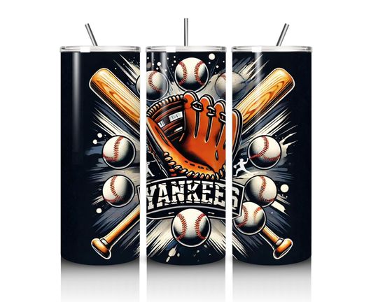 Discover YANKEES baseball 20 oz Skinny Tumbler, Baseball png and jpg, Baseball Gifts, baseball design, baseball sublimation, YANKEES sublimation