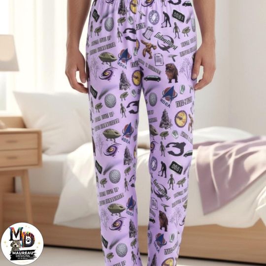 Discover Galaxy Quest Collage Men's Pajama Pants, Pajamas, Gift for Him, Pajama Bottoms