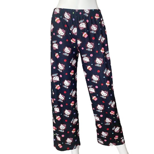 2000s Sanrio Hello Kitty Cupcake Women's Pajama Pants