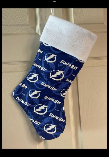 Discover Tampa Bay Lightning Christmas Stocking