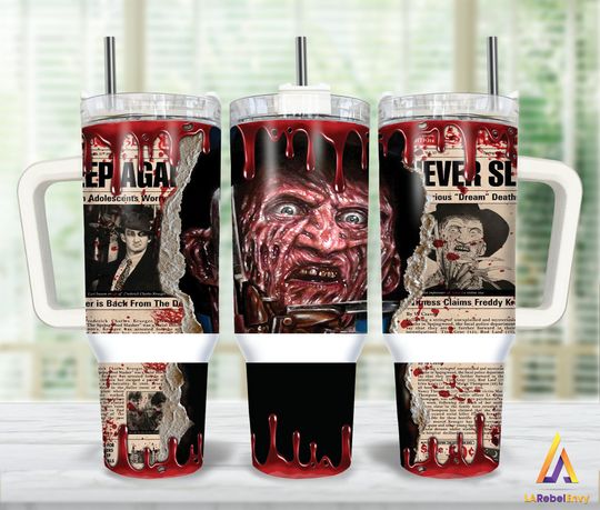 Discover Movies Characters 40oz Tumbler Wrap, Horror Characters 40 oz Tumbler