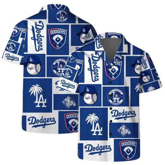 Discover Los Angeles Baseball Team Dodgerss Hawaiian Shirt, Button Down Full Size S-5XL