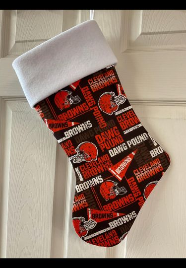 Cleveland Browns Christmas Stocking