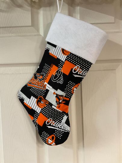 Baltimore Orioles Christmas Stocking
