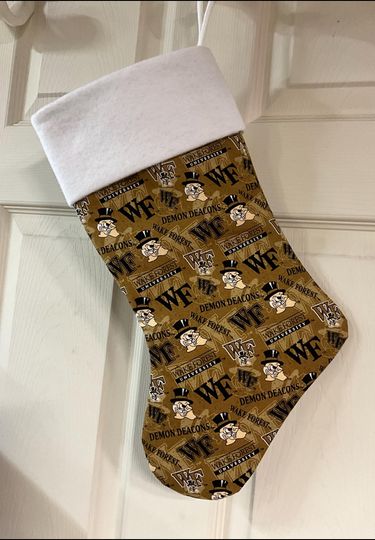 Wake Forest  Christmas Stocking