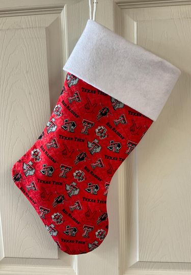 Discover Texas Tech   Christmas Stocking