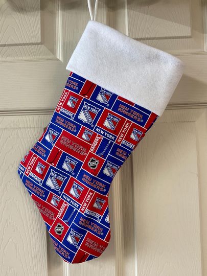 NY Rangers Christmas Stocking
