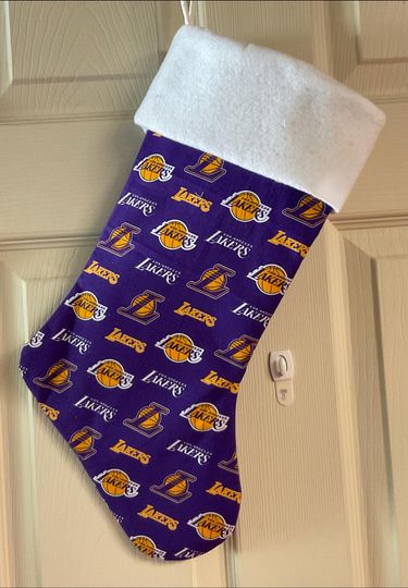 LA Lakers Christmas Stocking