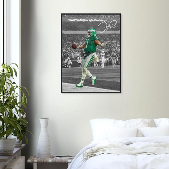 Discover Jalen Hurts Framed Print | Philadelphia Eagles Wall Art