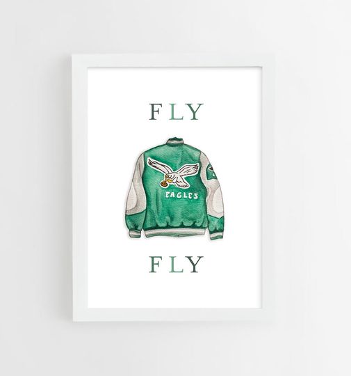 Discover Philadelphia Eagles Fly Eagles Fly Print