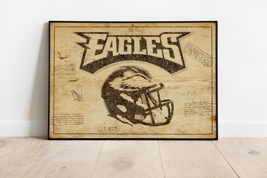 Discover Philadelphia Eagles, Sports Print, Football Graphics, Football Decor, Football Posters, Gifts For Him, Sports Decor, Sports Teams, Eagles