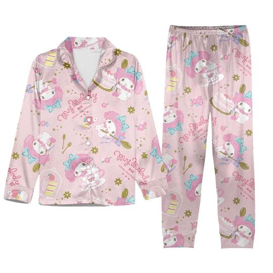 Discover My Melody Matching Holiday Sleepwear - Kawaii Cartoon Outfit