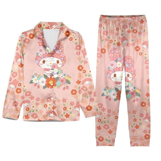 Discover My Melody Matching Holiday Sleepwear - Kawaii Cartoon Outfit